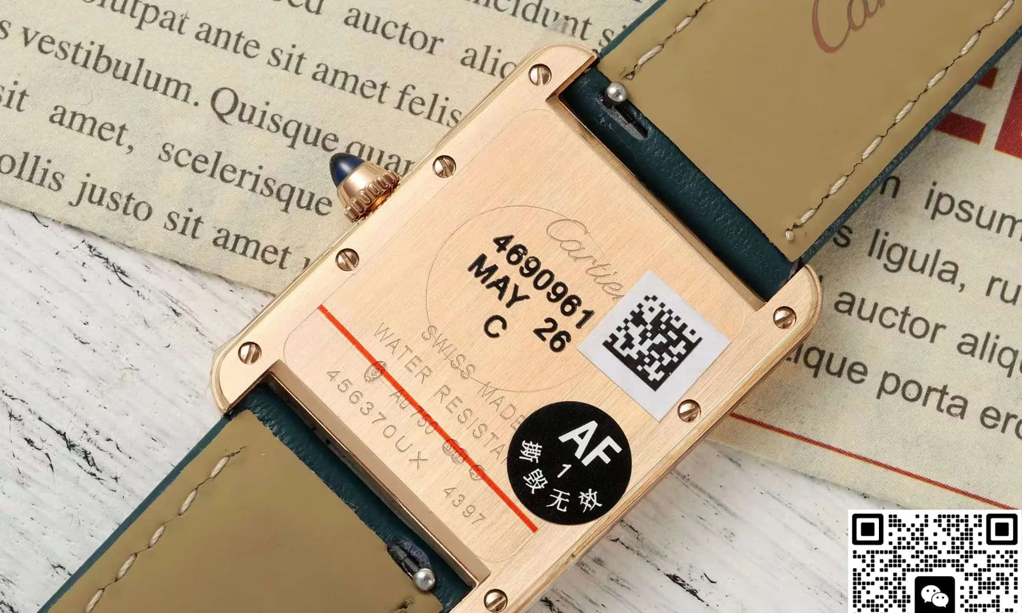 AF Factory Cartier Tank WGTA0062 1:1 Best Edition Replica Watch
