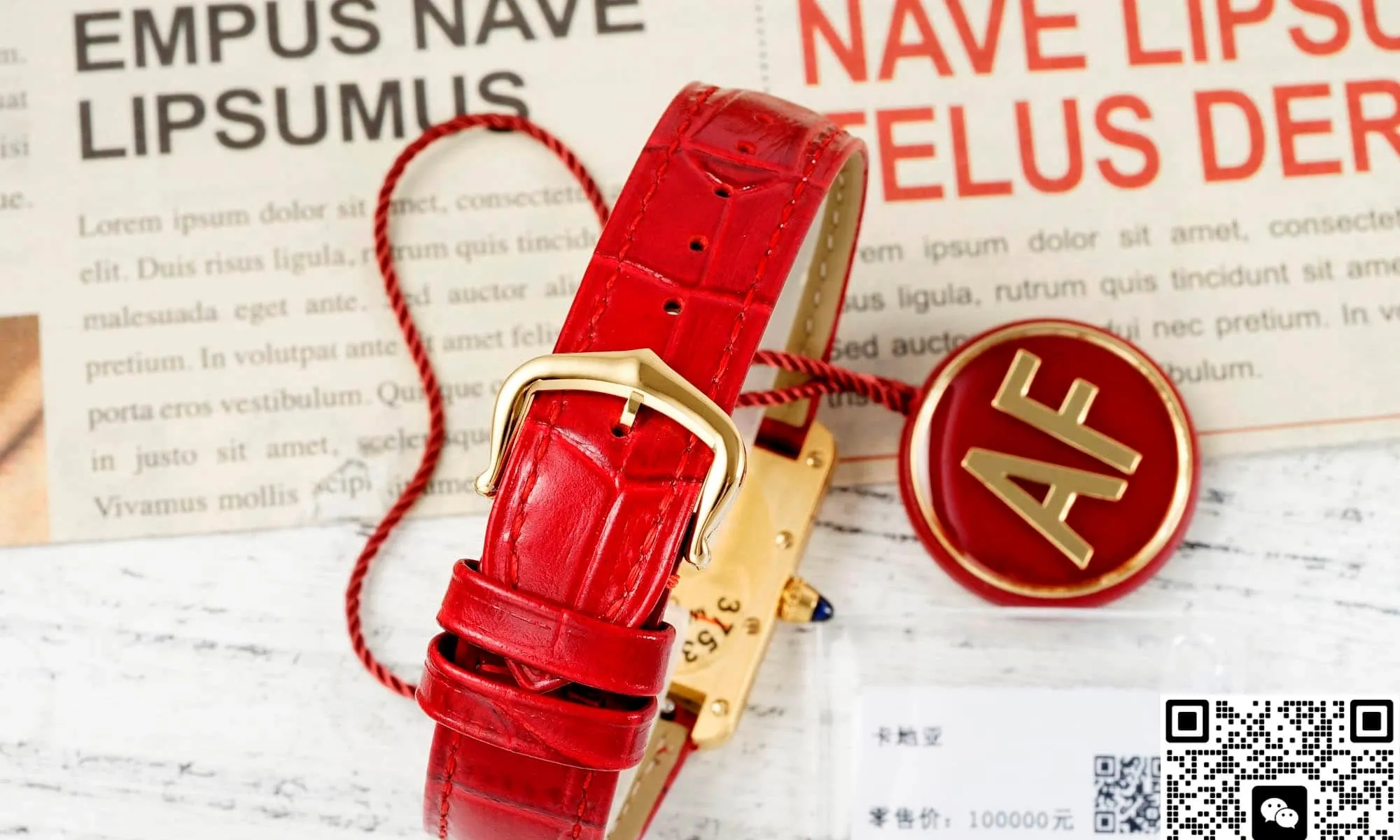 AF Factory Cartier Tank WGTA0190 1:1 Best Edition Replica Watch