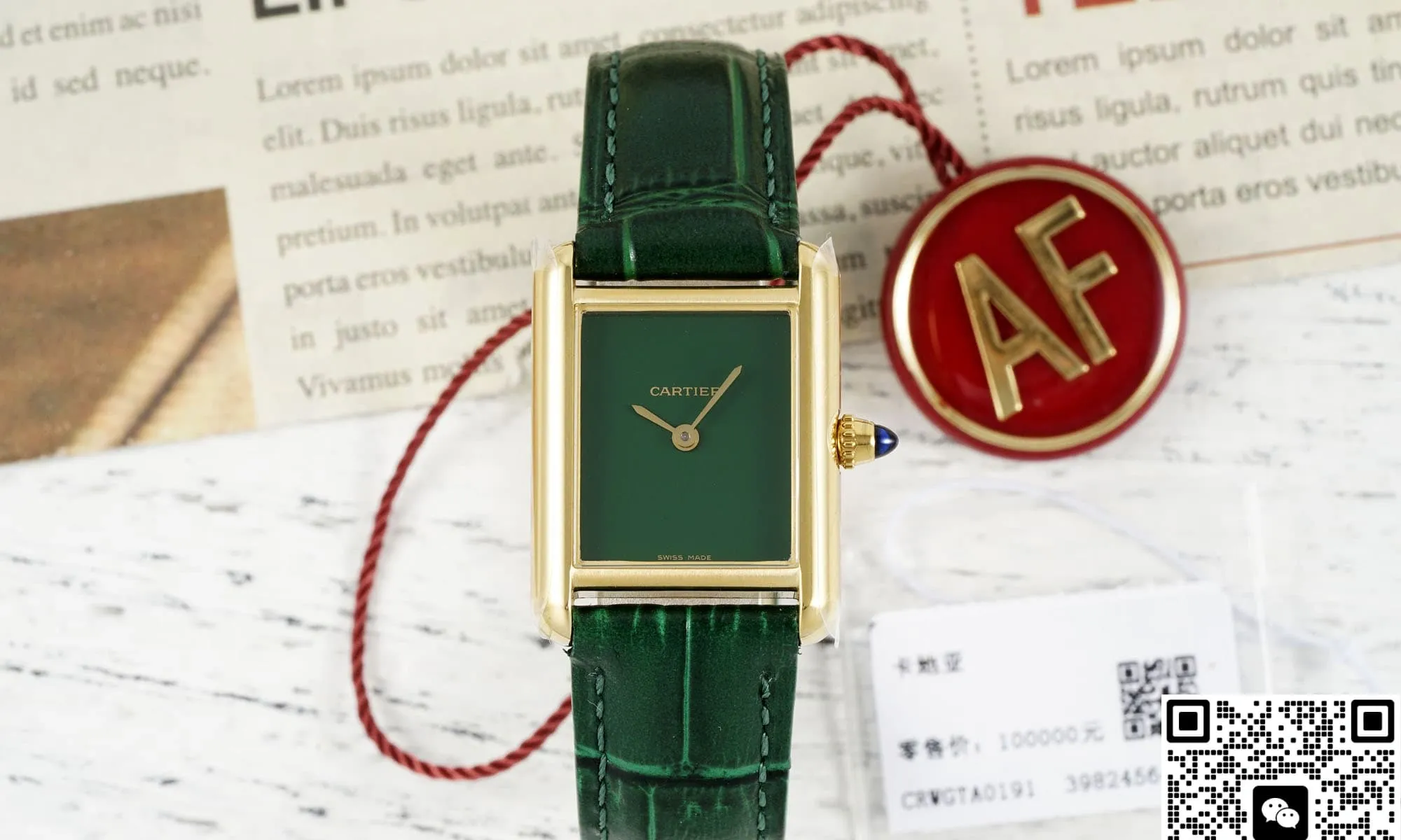 AF Factory Cartier Tank WGTA0191 1:1 Best Edition Replica Watch