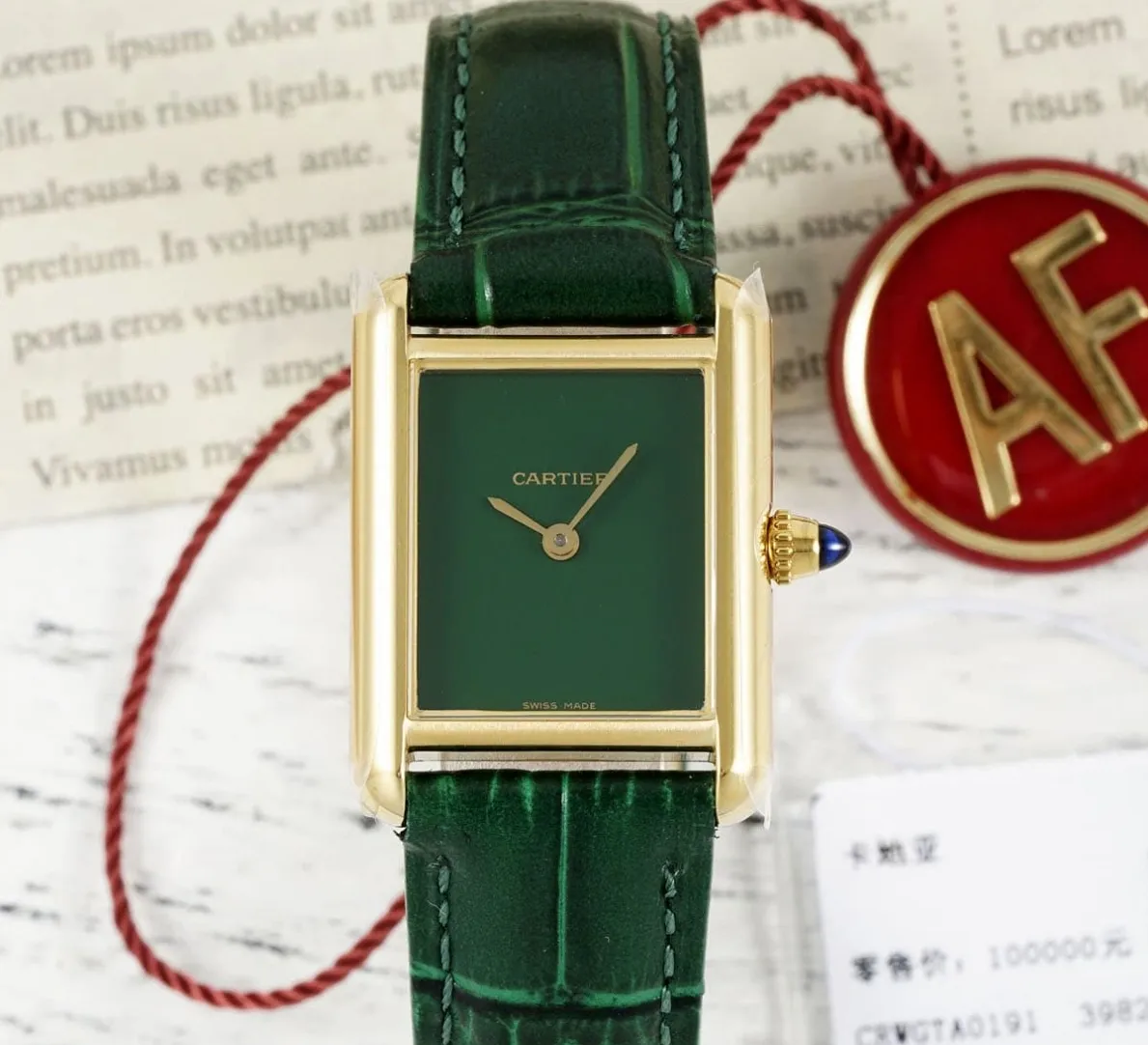 AF Factory Cartier Tank WGTA0191 1:1 Best Edition Replica Watch