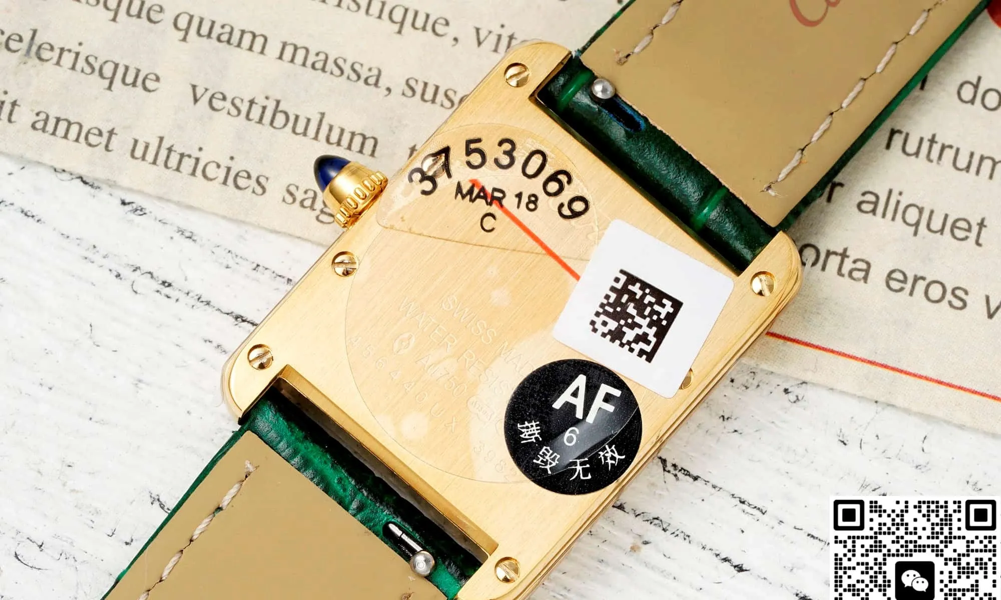 AF Factory Cartier Tank WGTA0191 1:1 Best Edition Replica Watch