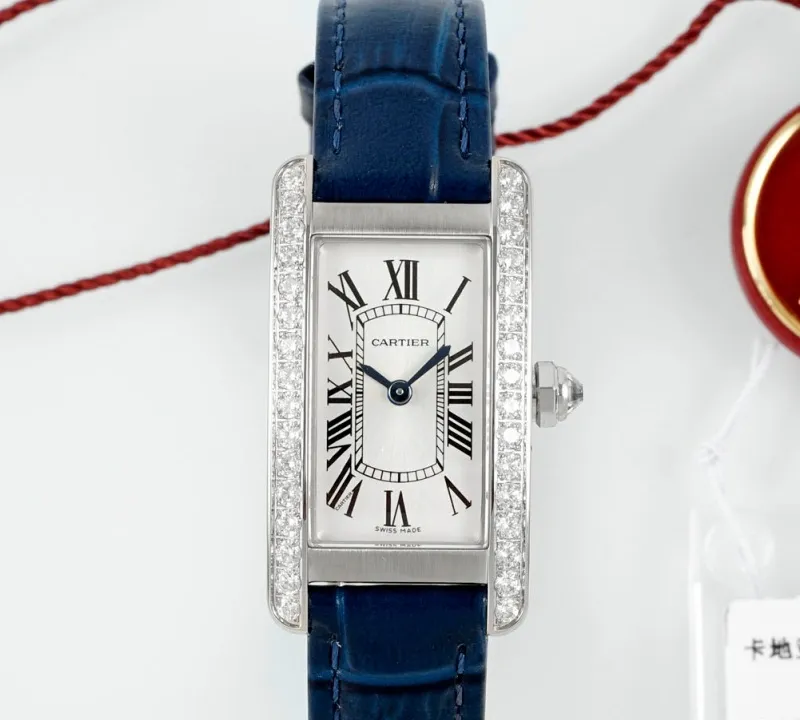 AF Factory Cartier Tank alligator 1:1 Best Edition Replica Watch