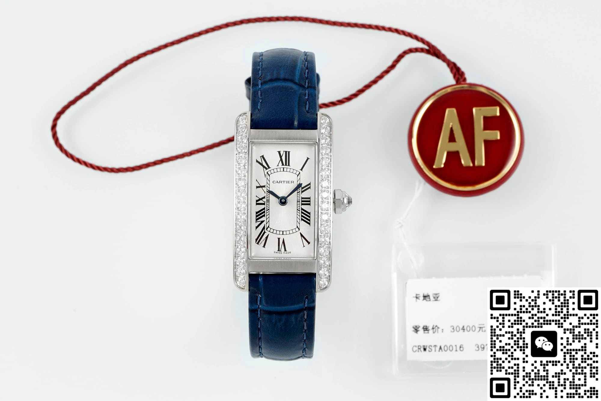 AF Factory Cartier Tank alligator 1:1 Best Edition Replica Watch