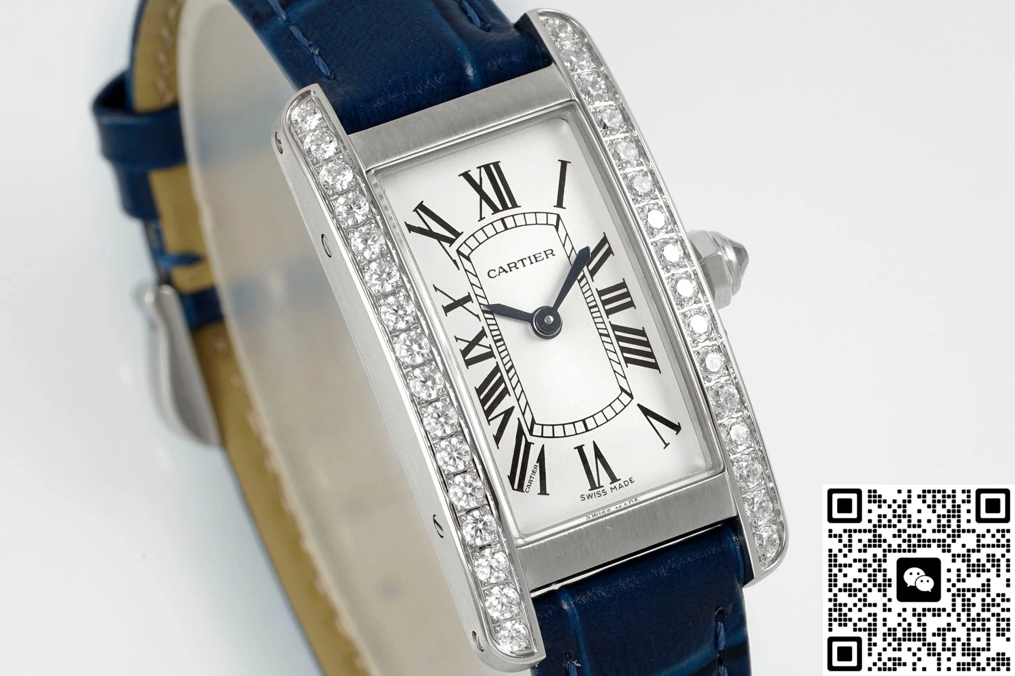 AF Factory Cartier Tank alligator 1:1 Best Edition Replica Watch