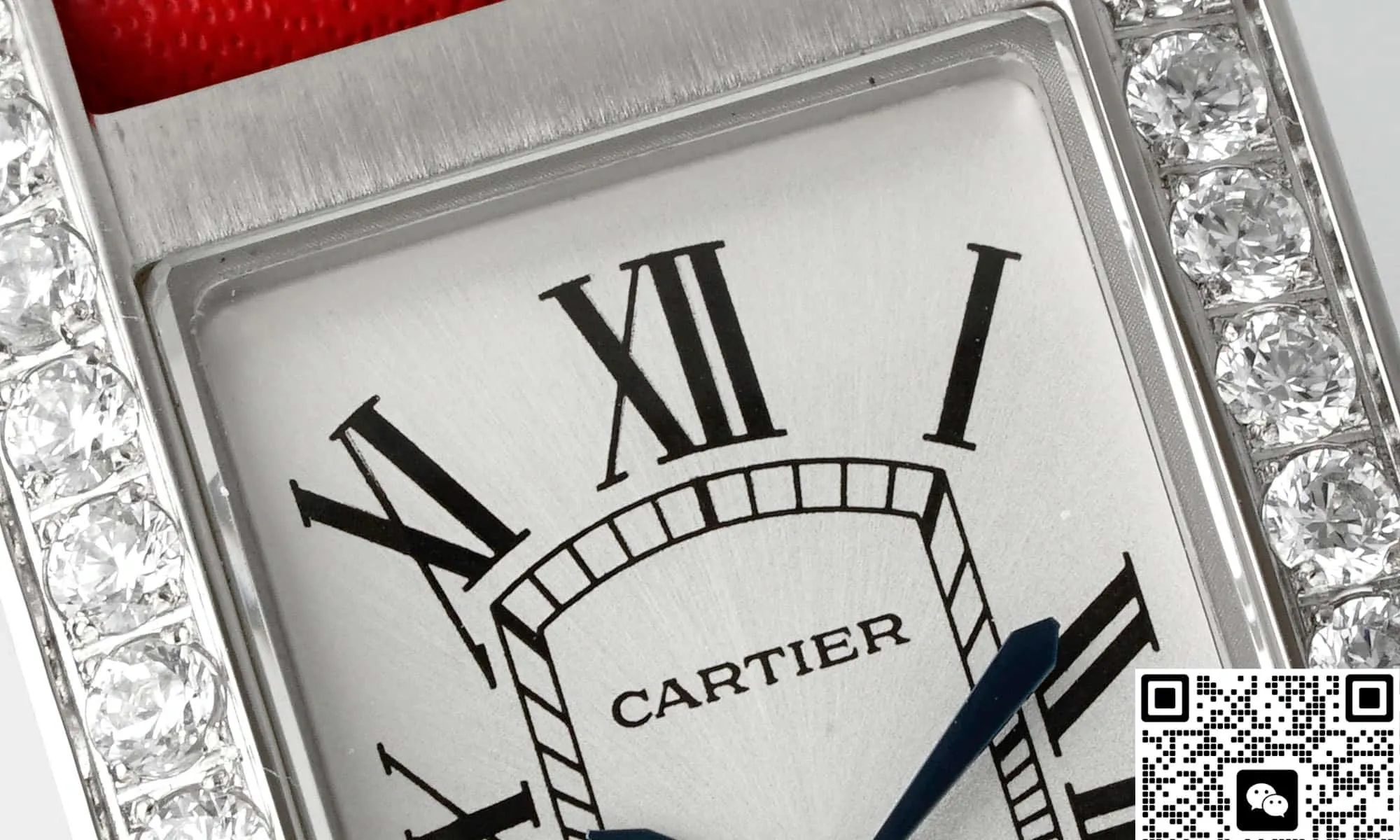 AF Factory Cartier Tank leather strap 1:1 Best Edition Replica Watch