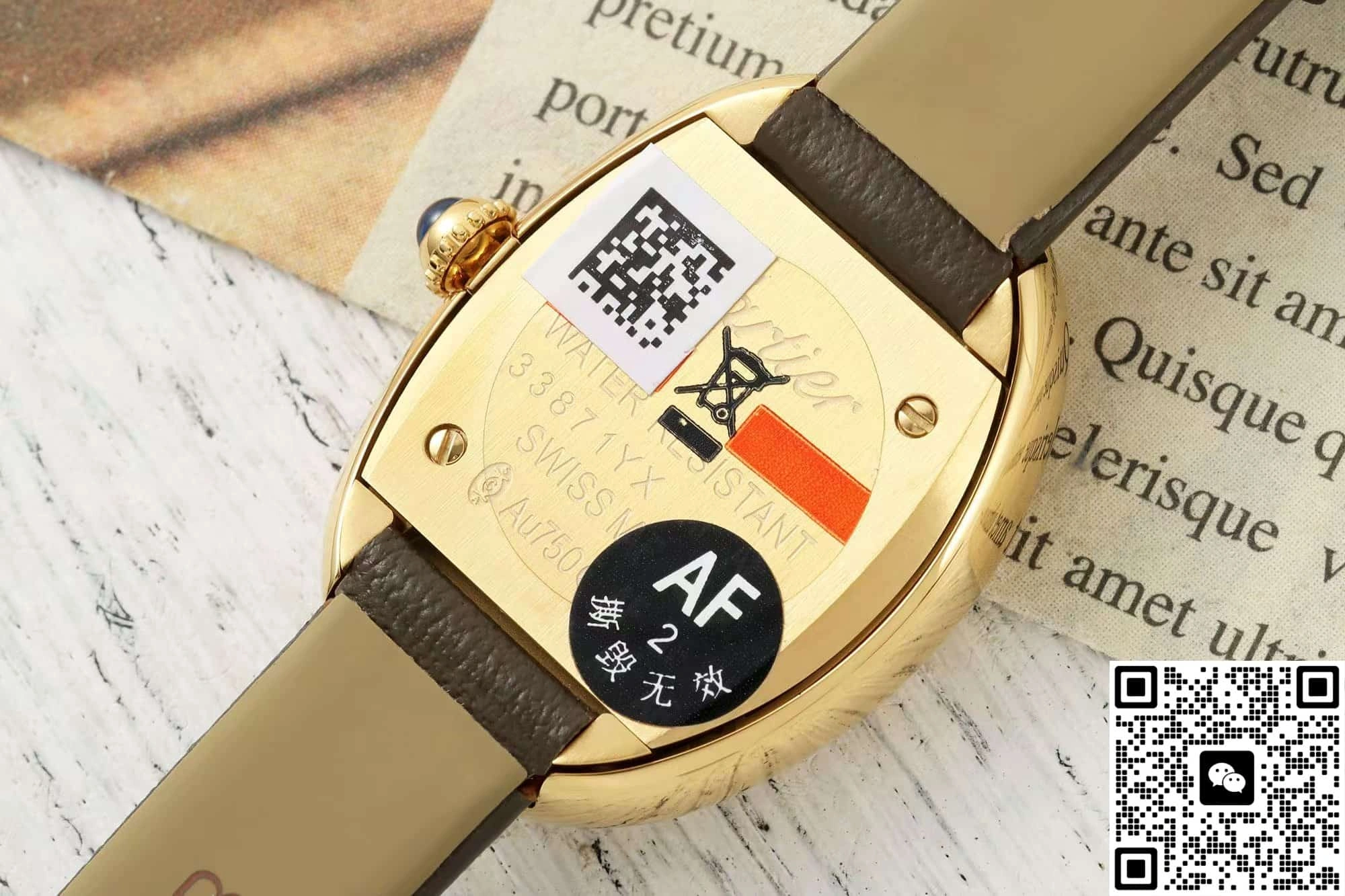 AF Factory Cartier Tub WGBA0031 1:1 Best Edition Replica Watch