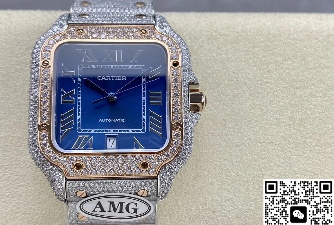 AMG Factory Cartier Santos W2SA0020 1:1 Best Edition Replica Watch