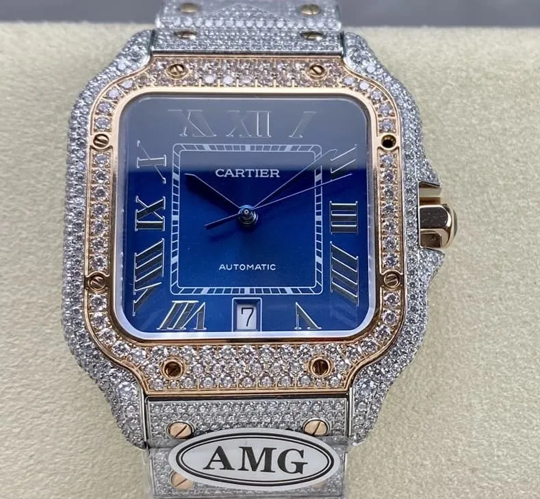 AMG Factory Cartier Santos W2SA0020 1:1 Best Edition Replica Watch