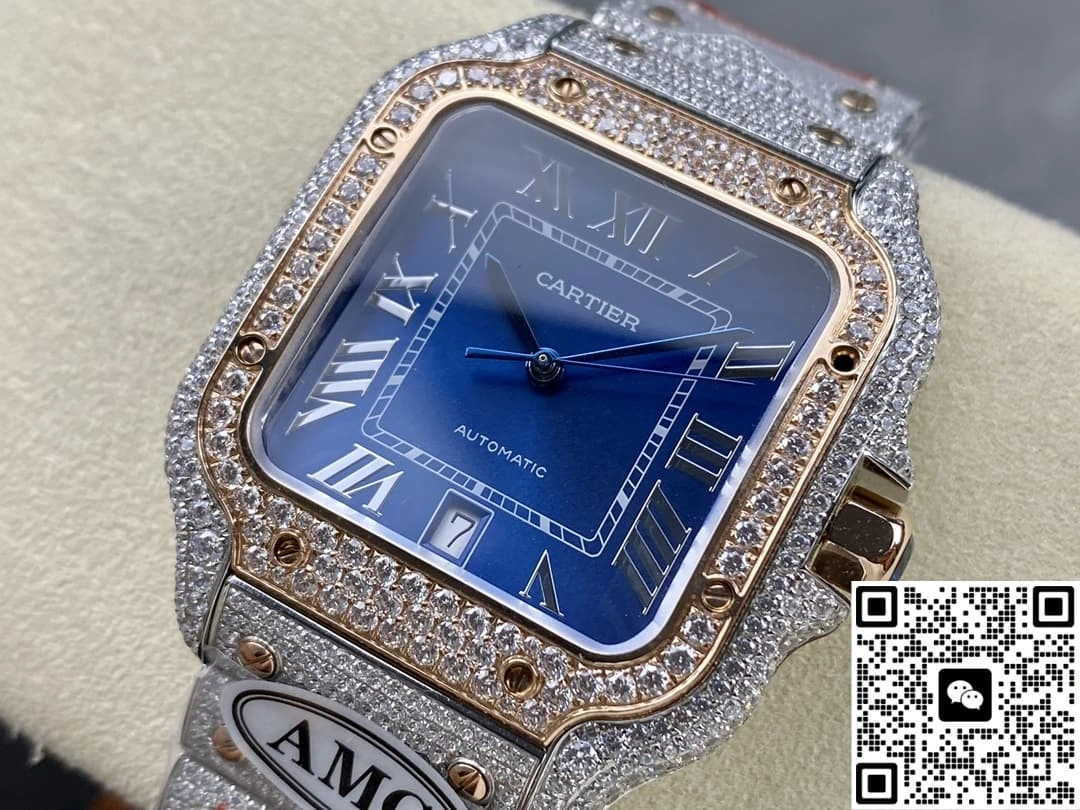 AMG Factory Cartier Santos W2SA0020 1:1 Best Edition Replica Watch