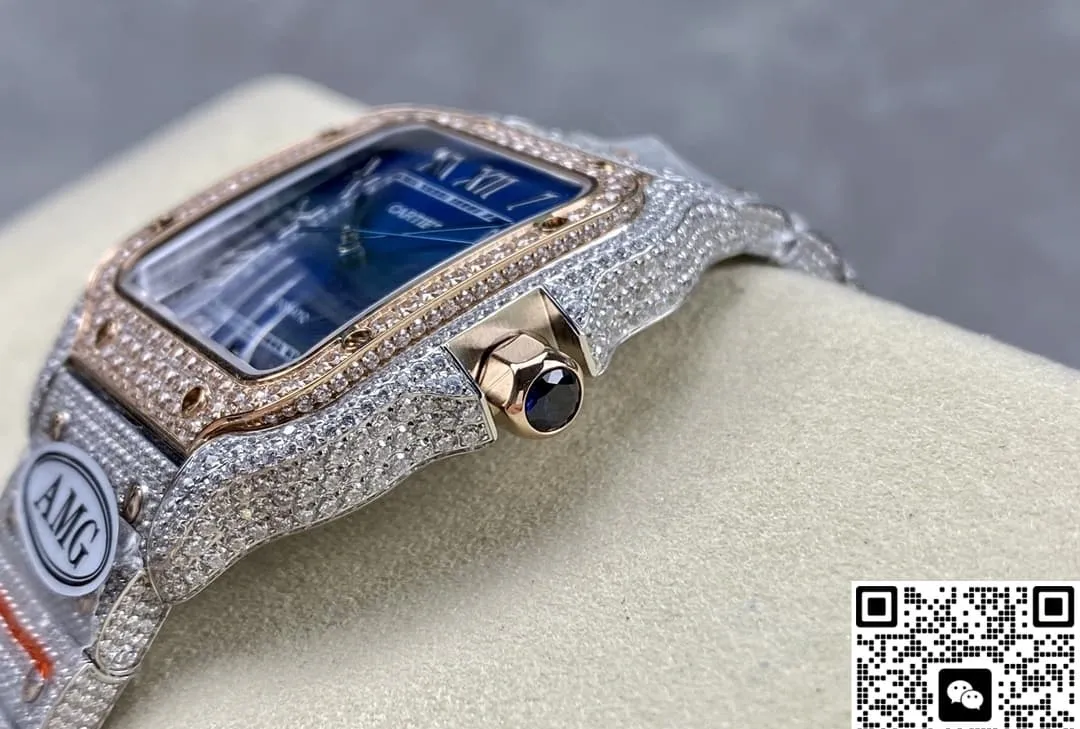 AMG Factory Cartier Santos W2SA0020 1:1 Best Edition Replica Watch