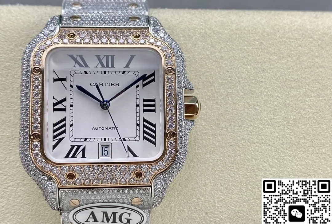 AMG Factory Cartier Santos W2SA0021 1:1 Best Edition Replica Watch