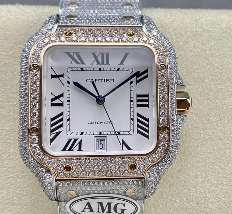 AMG Factory Cartier Santos W2SA0021 1:1 Best Edition Replica Watch