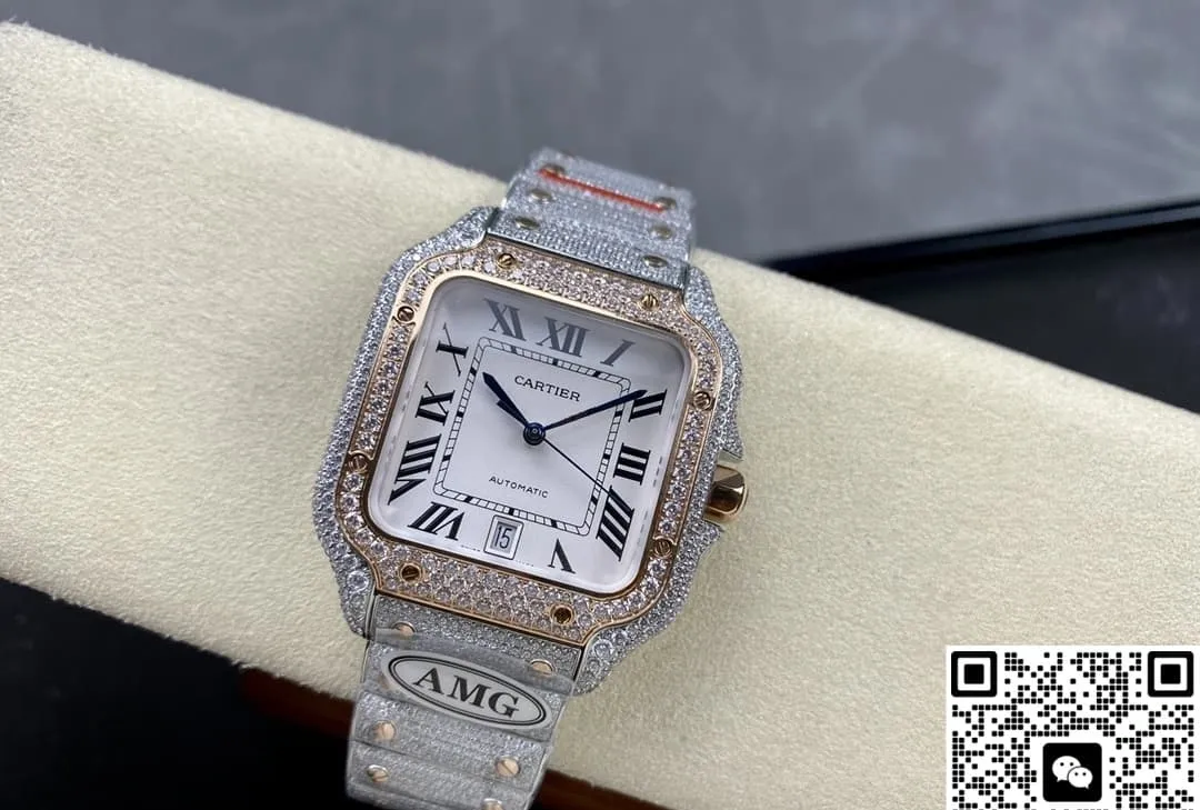 AMG Factory Cartier Santos W2SA0021 1:1 Best Edition Replica Watch