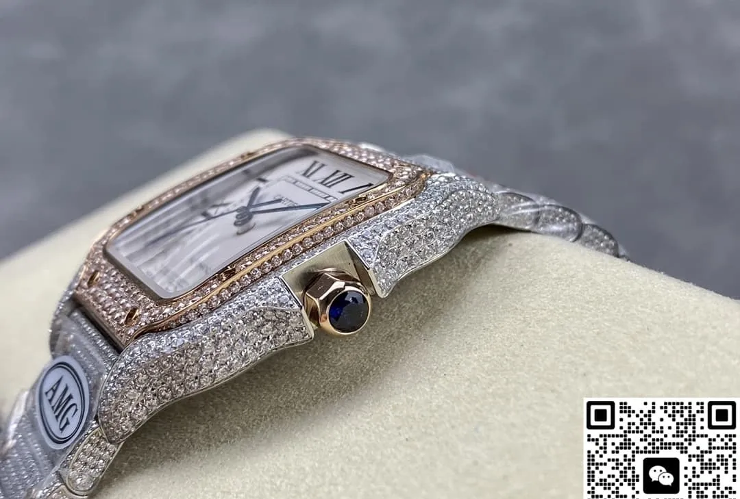 AMG Factory Cartier Santos W2SA0021 1:1 Best Edition Replica Watch