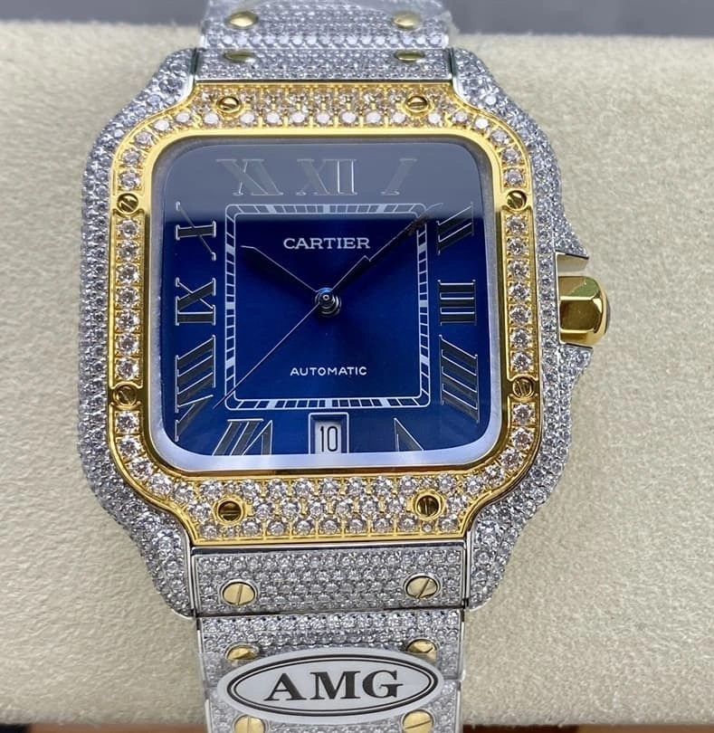 AMG Factory Cartier Santos W2SA0022 1:1 Best Edition Replica Watch