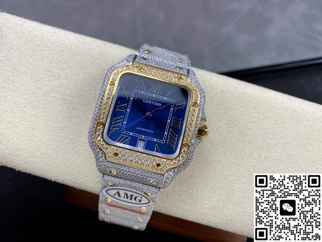 AMG Factory Cartier Santos W2SA0022 1:1 Best Edition Replica Watch