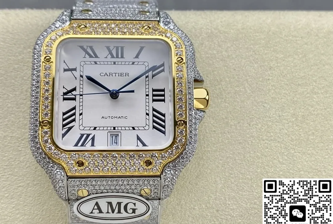 AMG Factory Cartier Santos W2SA0023 1:1 Best Edition Replica Watch