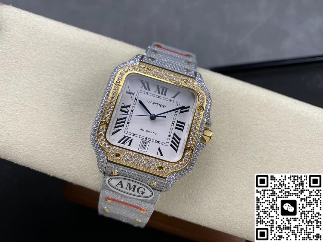 AMG Factory Cartier Santos W2SA0023 1:1 Best Edition Replica Watch