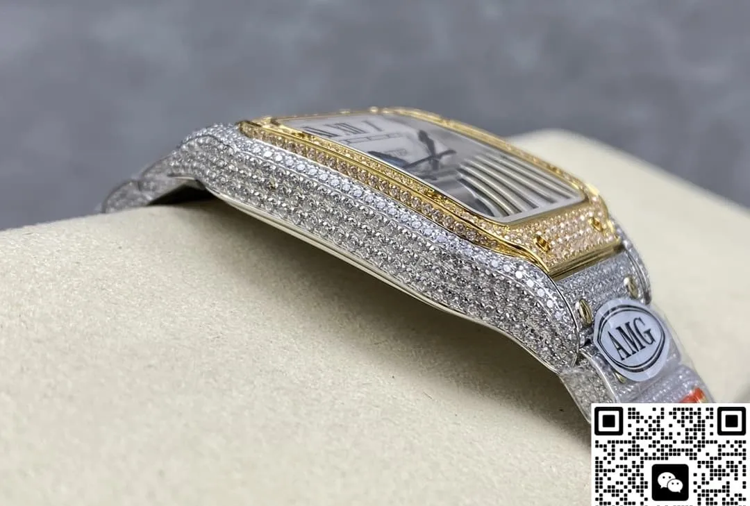 AMG Factory Cartier Santos W2SA0023 1:1 Best Edition Replica Watch