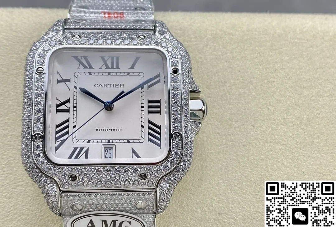 AMG Factory Cartier Santos WSSA0011 1:1 Best Edition Replica Watch