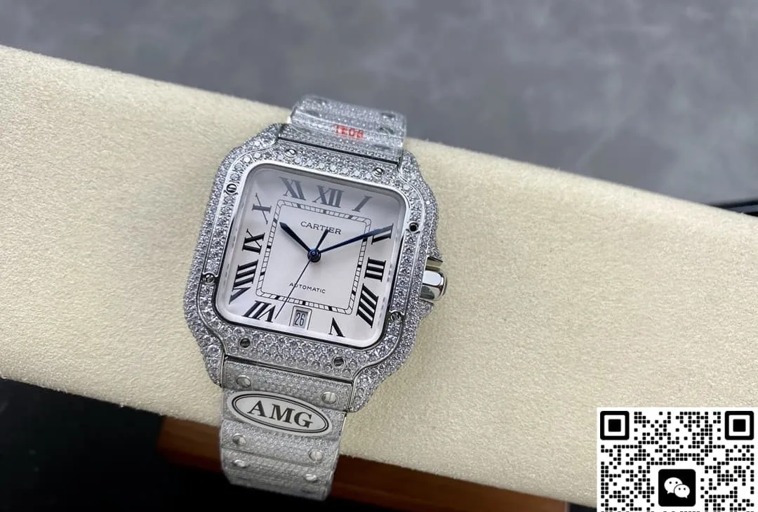 AMG Factory Cartier Santos WSSA0011 1:1 Best Edition Replica Watch