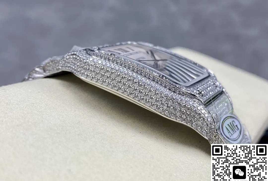 AMG Factory Cartier Santos WSSA0011 1:1 Best Edition Replica Watch