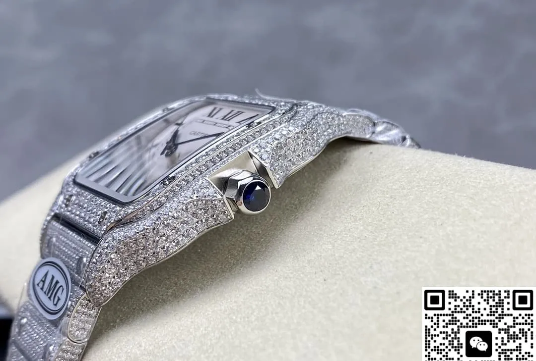 AMG Factory Cartier Santos WSSA0011 1:1 Best Edition Replica Watch