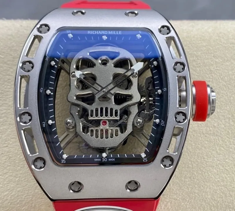 AMG Factory Richard Mille RM052 Skull 1:1 Best Edition Replica Watch