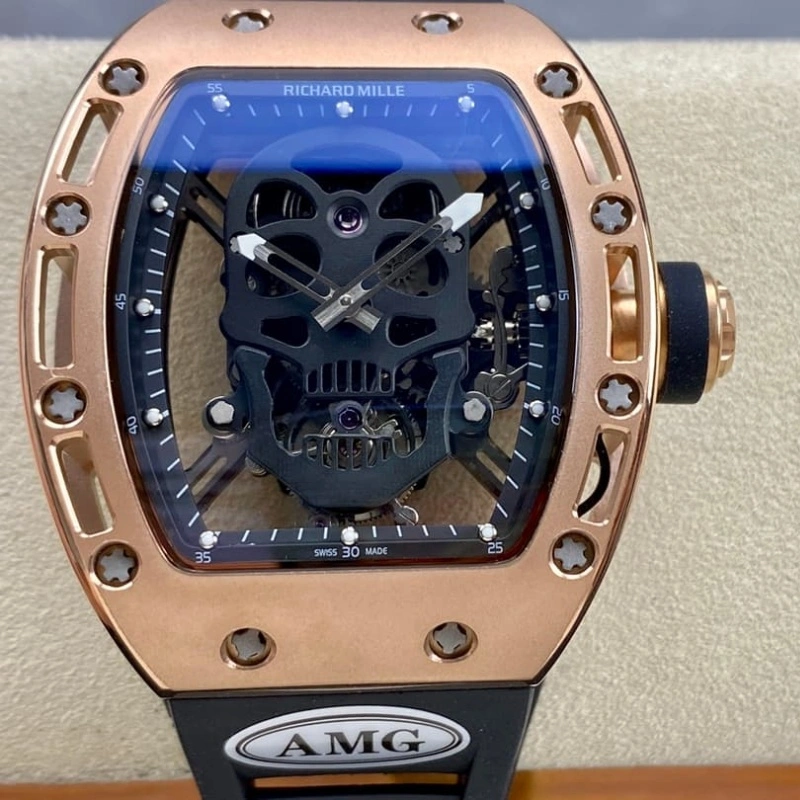 AMG Factory Richard Mille RM052 Transparent back 1:1 Best Edition Replica Watch