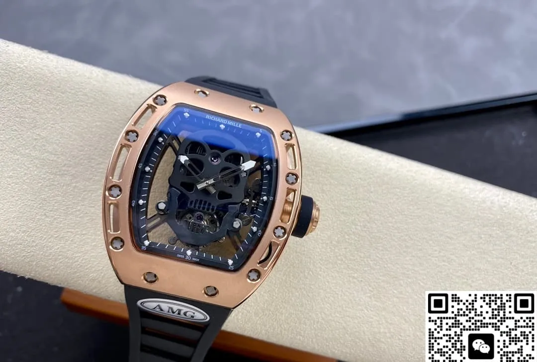 AMG Factory Richard Mille RM052 Transparent back 1:1 Best Edition Replica Watch