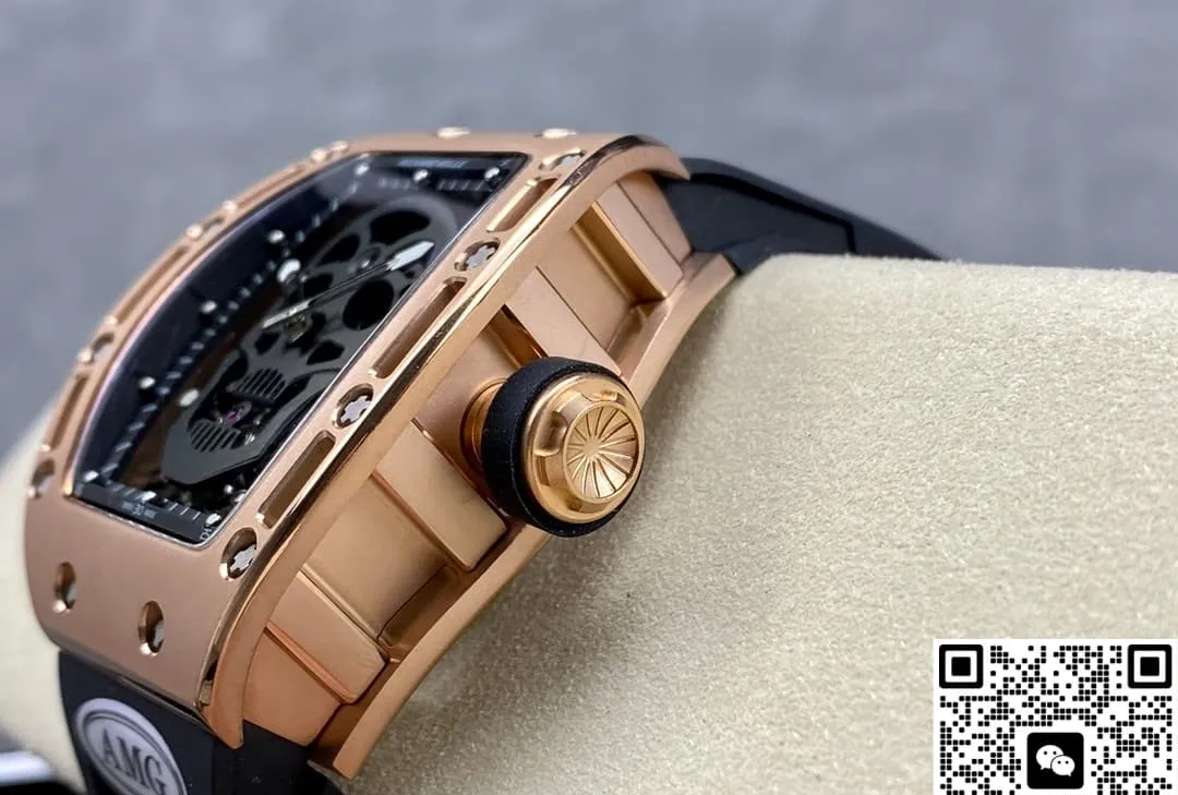 AMG Factory Richard Mille RM052 Transparent back 1:1 Best Edition Replica Watch