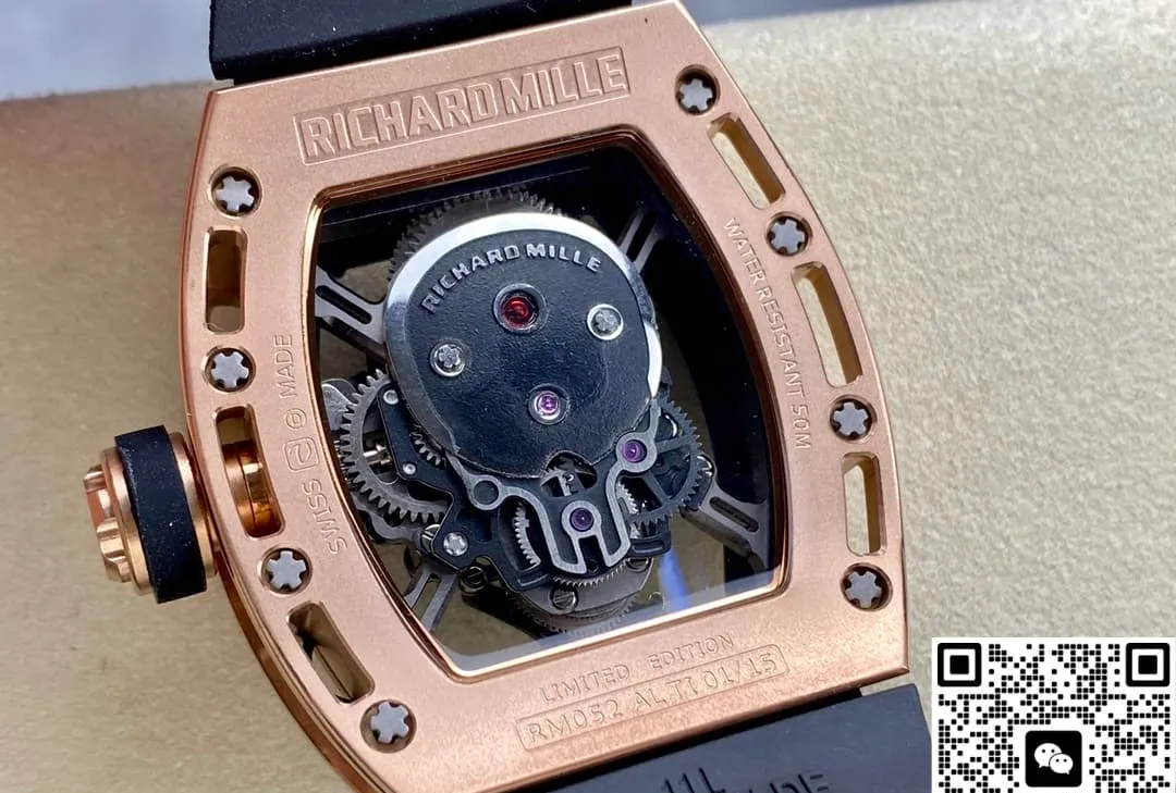 AMG Factory Richard Mille RM052 Transparent back 1:1 Best Edition Replica Watch