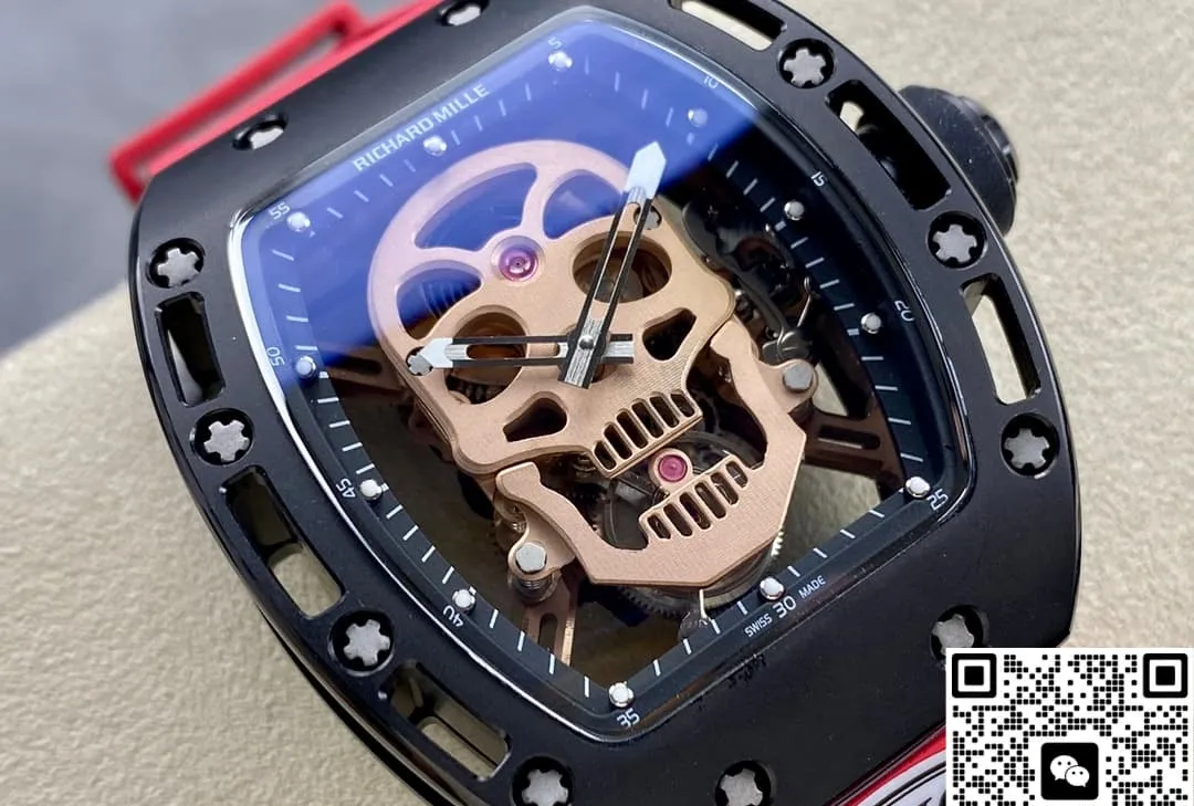 AMG Factory Richard Mille RM052 rubber strap 1:1 Best Edition Replica Watch