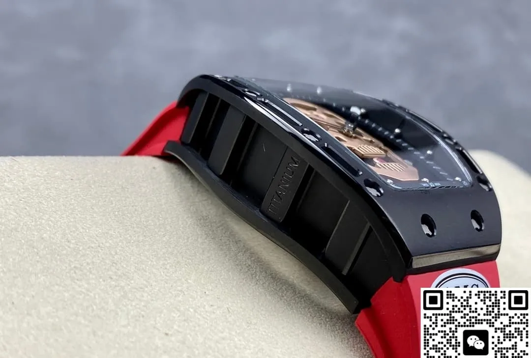 AMG Factory Richard Mille RM052 rubber strap 1:1 Best Edition Replica Watch