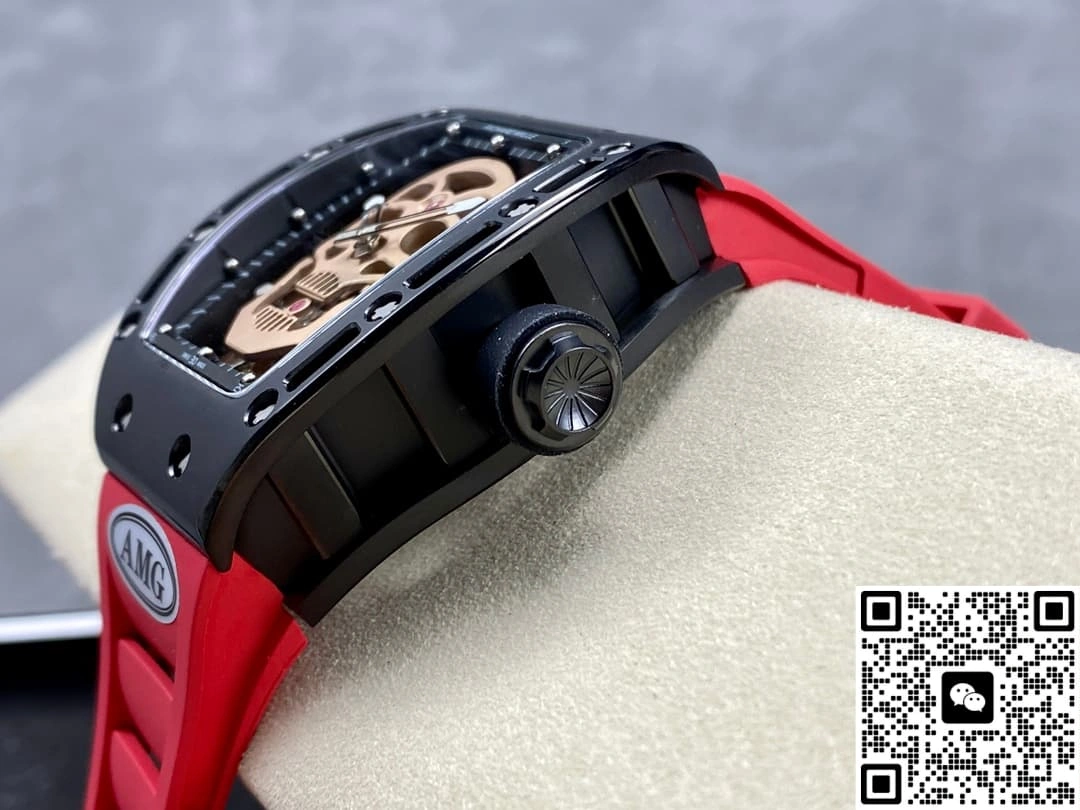 AMG Factory Richard Mille RM052 rubber strap 1:1 Best Edition Replica Watch