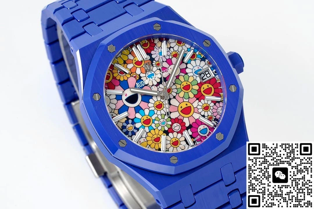 APS Factory Audemars Piguet 15500 Blue ceramics 1:1 Best Edition Replica Watch