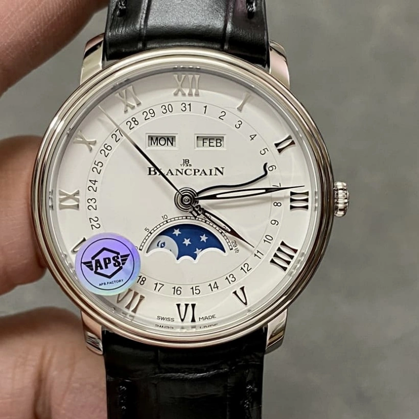 APS Factory Blancpain Villeret 6654A-1127-55B 1:1 Best Edition Replica Watch