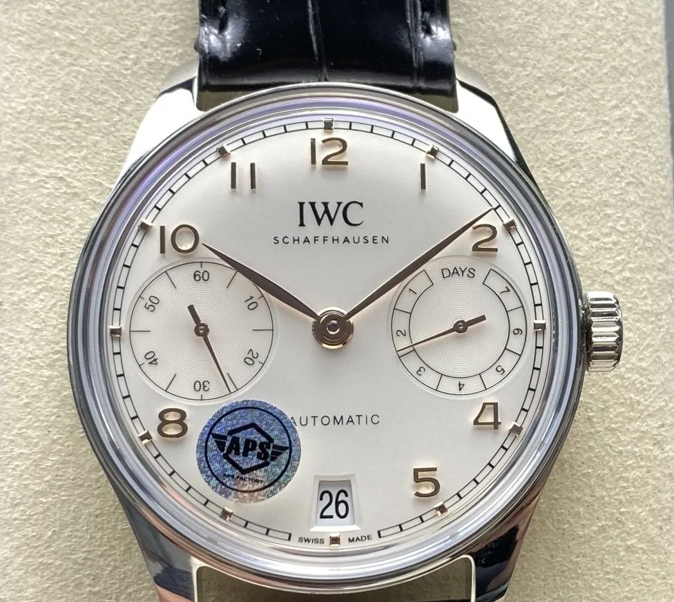 APS factory IWC Portugieser IW501701 Black strap 1:1 Best Edition Replica Watch