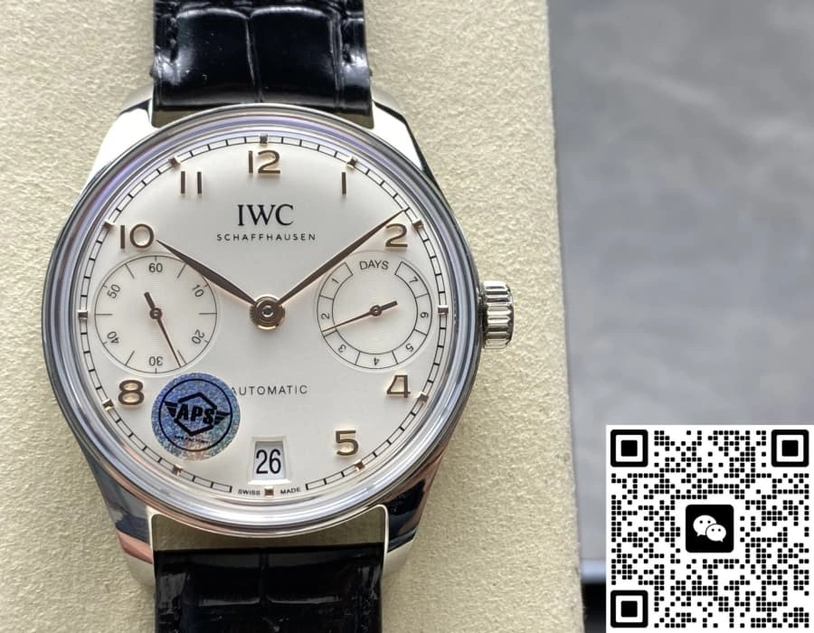 APS factory IWC Portugieser IW501701 Black strap 1:1 Best Edition Replica Watch