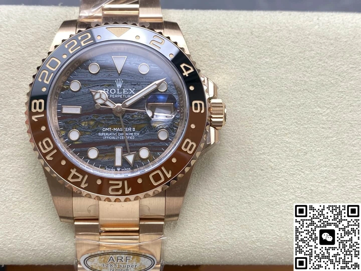 AR Factory Rolex GMT Master II M126715CHNR-0002 1:1 Best Edition Replica Watch