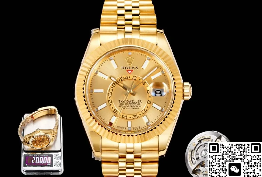 AR+ Factory Rolex Sky Dweller m336938-0004 1:1 Best Edition Replica Watch