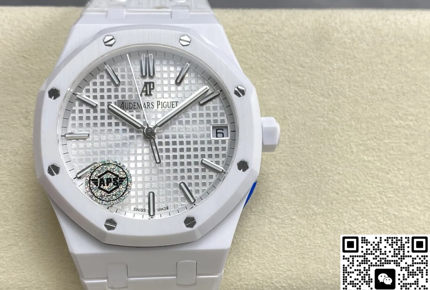 APS Factory Audemars Piguet Royal Oak 15500 Silvery white dial 1:1 Best Edition Replica Watch