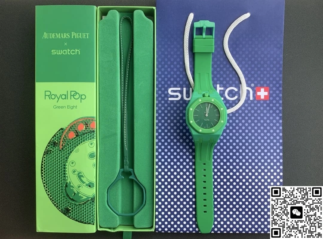Audemars Piguet x Swatch Royal Pop Green Eight 1:1 Best Edition Replica Watch