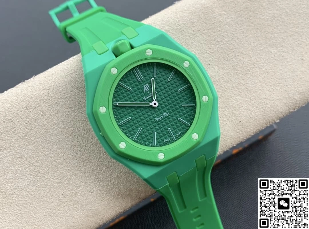 Audemars Piguet x Swatch Royal Pop Green Eight 1:1 Best Edition Replica Watch