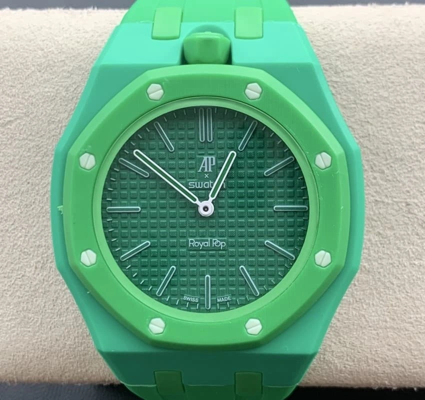 Audemars Piguet x Swatch Royal Pop Green Eight 1:1 Best Edition Replica Watch