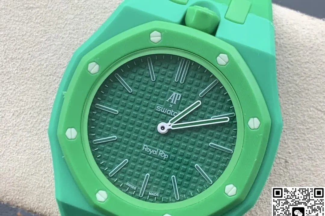 Audemars Piguet x Swatch Royal Pop Green Eight 1:1 Best Edition Replica Watch