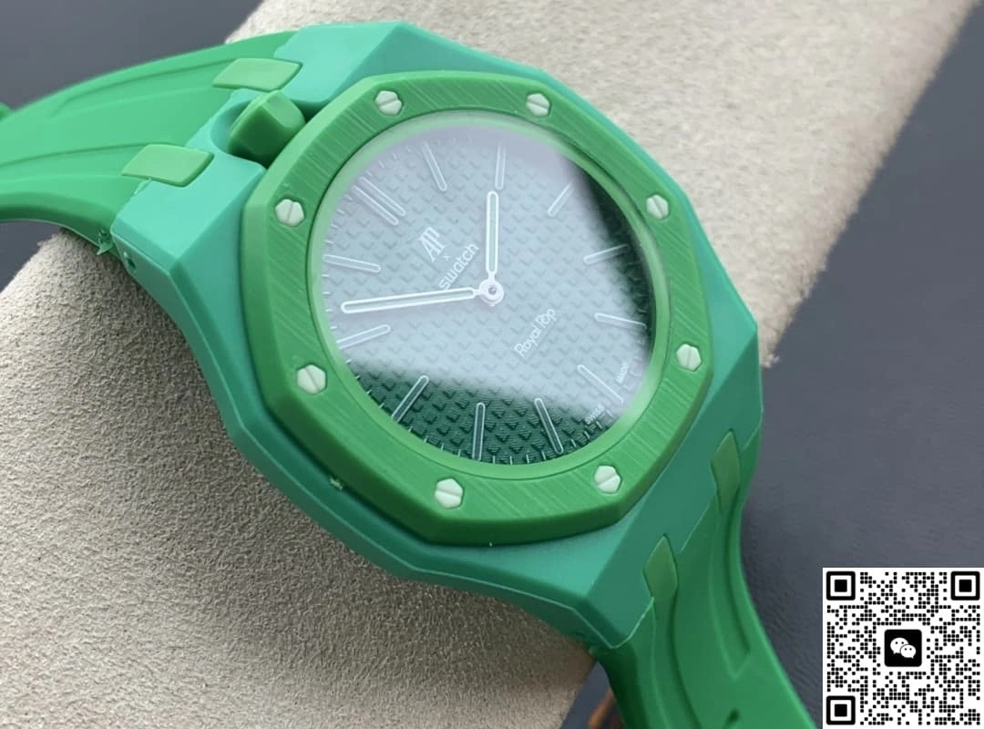 Audemars Piguet x Swatch Royal Pop Green Eight 1:1 Best Edition Replica Watch