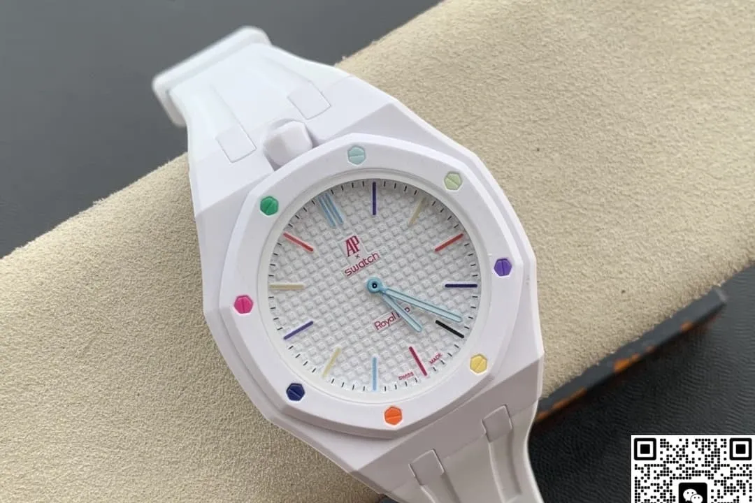 Audemars Piguet x Swatch Royal Pop HUIT BLANC 1:1 Best Edition Replica Watch