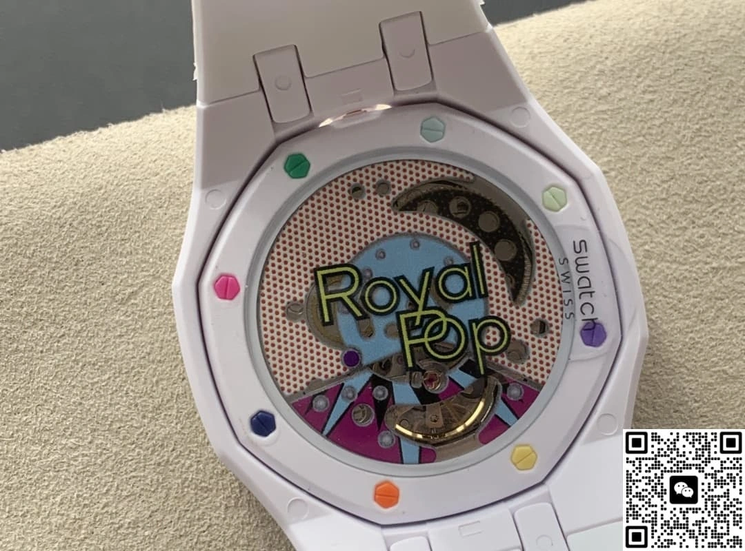 Audemars Piguet x Swatch Royal Pop HUIT BLANC 1:1 Best Edition Replica Watch