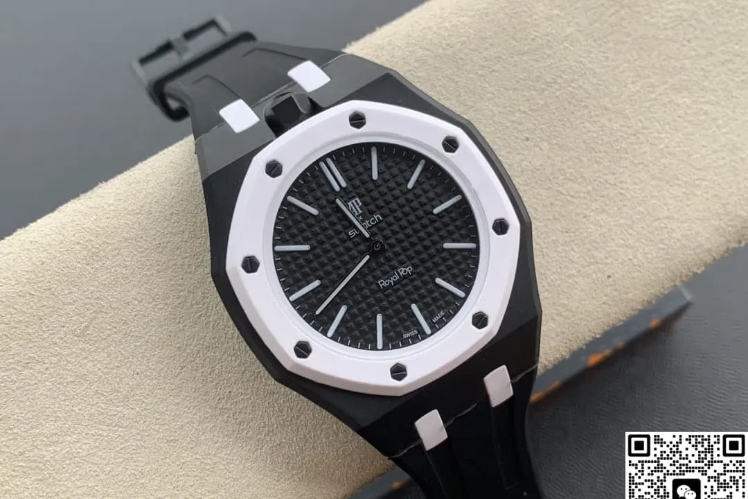 Audemars Piguet x Swatch Royal Pop OCHO NEGRO 1:1 Best Edition Replica Watch
